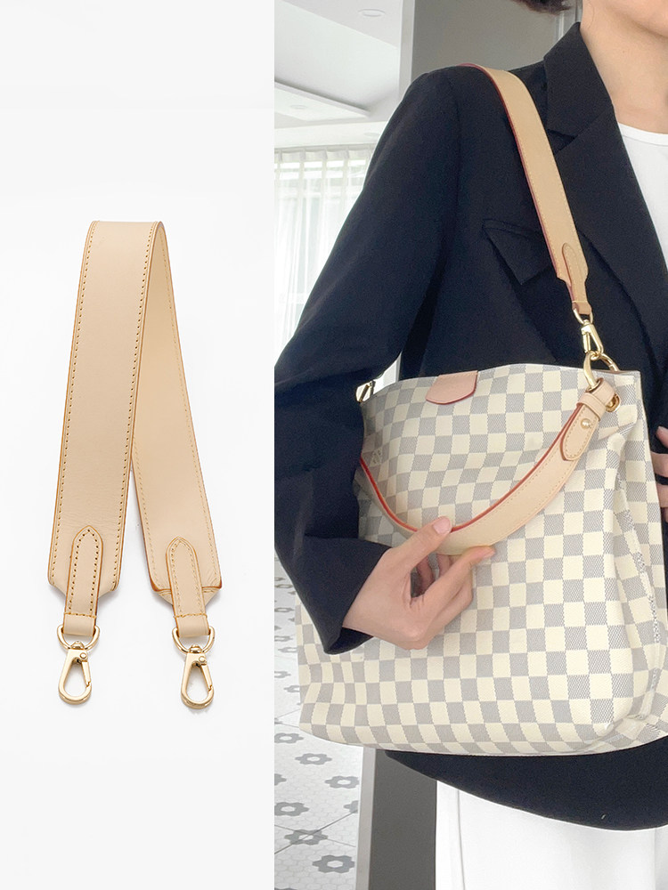 Guyi Is Suitable for Lv Graceful Modification, Underarm Shoulder Strap, Vegetable-Tanned Leather Replacement Bag Strap, Inner Liner Accessories