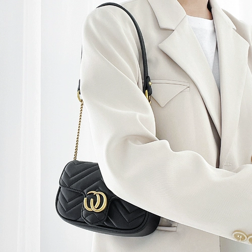 Gucci, совместимая маленькая сумка, бретели, цепь, аксессуары