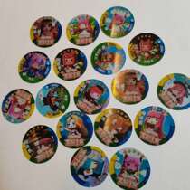 Cartoon Cartoon Glory Edition Mini World Plastic Round Card Waterproof And Tumble Card Gold Coin Card Childrens Toys