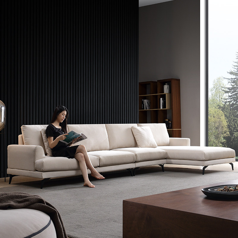 Nordic Bart sofa Living room minimalist modern Pole minimalist tech cloth Princess Solar style Silent Wind Sofa Corner