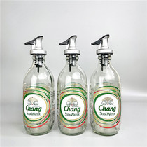 Elephant sparkling water empty bottle oil mouth diversion mouth glass oil bottle mouth Taixiang soda water bottle stopper leak-proof oil mouth