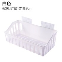 Cosmetic rack toilet paper upper side storage and paste rack type wall-mounted toilet punch hole