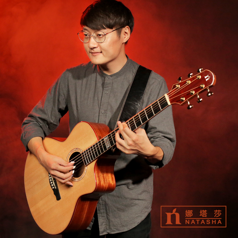 Yuan Bullet Natasha Natasha Finger guitar JC4 JC7 Bright full veneer Folk acoustic guitar 41 inches