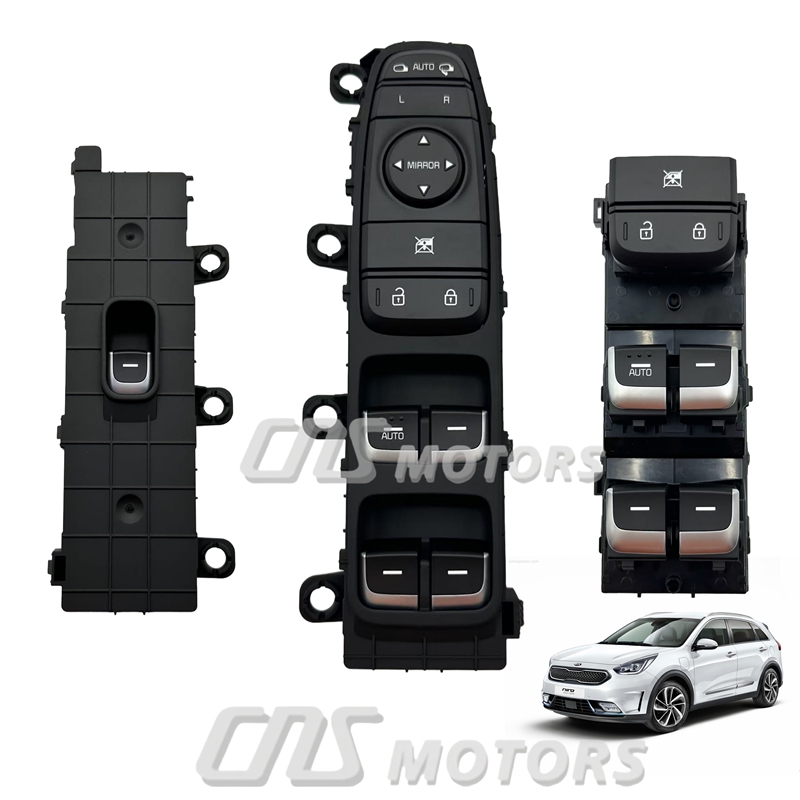 Kia Niro Window Lift Switch, Window Glass Lift Button, Rearview Mirror Folding Adjustment Switch