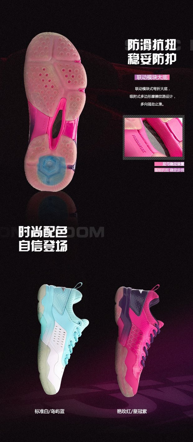 Giày cầu lông Li Ning mới âm thanh chống sốc hấp thụ hồi phục hỗ trợ ổn định giày thể thao chuyên nghiệp chống trượt AYZN009 / 006 - Giày cầu lông giày thể thao bitis nam
