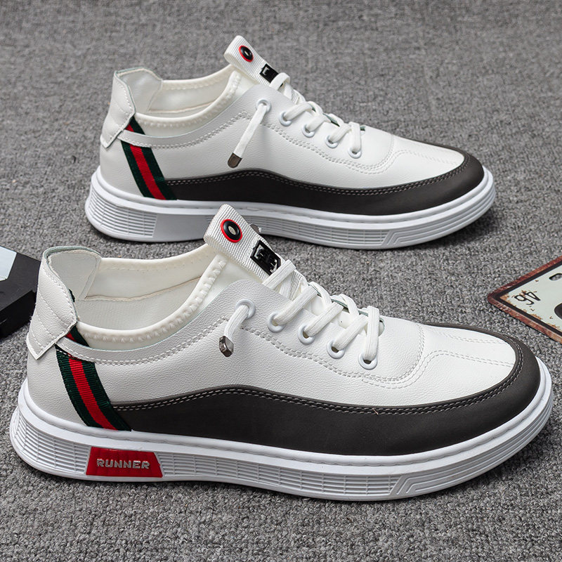 Spring men's shoes 2022 new wave shoe cover feet small white shoes men's Korean version trends 100 hitch casual shoes men's board shoes