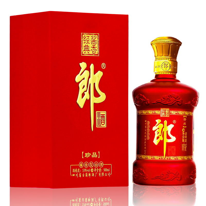 白酒 郎　53% 500mL 袋付き 白酒 青花郎酒（53度）500ml : 中国超級市場オンライン - 通販