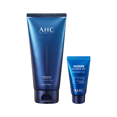 AHC B5玻尿酸洗面奶深层清洁温和补水洁面乳男女官方旗舰店正品