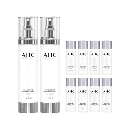 AHC小神仙水乳套装玻尿酸补水保湿护肤焕亮化妆女官方旗舰店正品