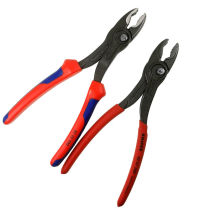 螺丝夹持工具大开口鲤鱼钳KNIPEX8201200单色薄柄