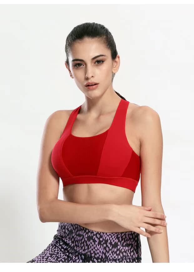 Thể thao Tập hợp Áo ngực Chuyên nghiệp Huấn luyện Phụ nữ Thể thao Chạy Đồ lót Làm đẹp Quay lại với Áo khoác Yoga Hấp thụ Sốc - Đồ lót thể thao trang phục tập yoga cho nữ