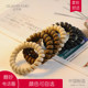 ງ່າຍດາຍແລະທົນທານ matte phone cord hair tie high elastic elastic band women tie headband autumn and winter does not hurt hair headband