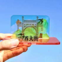 Colorful acrylic multi-plug stand custom diy cartoon animation ornaments national trend cultural and creative peripheral mobile phone holder