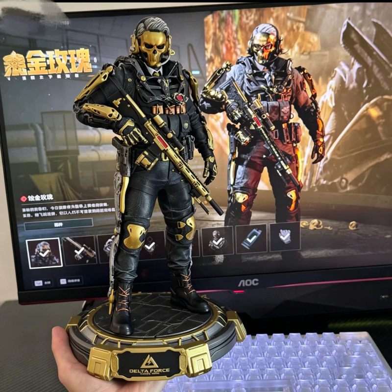 Delta Operation Red Wolf Gold-Eating Rose Figure Model Extra Large 35cm Heavyweight Game Merchandise Top Choice for Gifts! Delta Operation Red Wolf Gold-Eating Rose Figure Model Extra Large 35cm Heavyweight Game Merchandise Top Choice for Gifts!