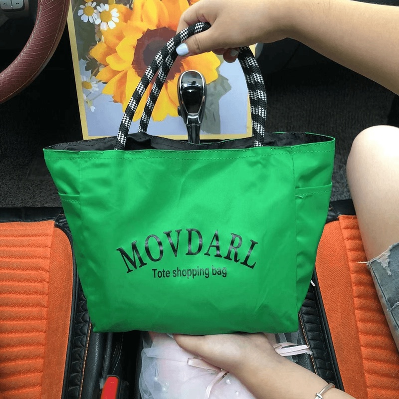 Fashionable, Casual, Versatile, Waterproof Handbag Made of Oxford Cloth, Can Be Used on Both Sides [S Size]