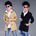 2019 mùa xuân và mùa thu Coat trẻ em Trong Hàn Quốc phiên bản của chiếc áo khoác nam áo gió trong vải trẻ em áo khoác của lâu. 