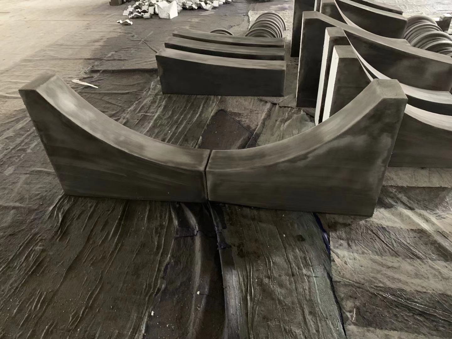 Set up for outdoor wall eps Decorative Foam Line Pass Lip Styling Wrap-beam Bull Leg Chinese Finished Beam Tug