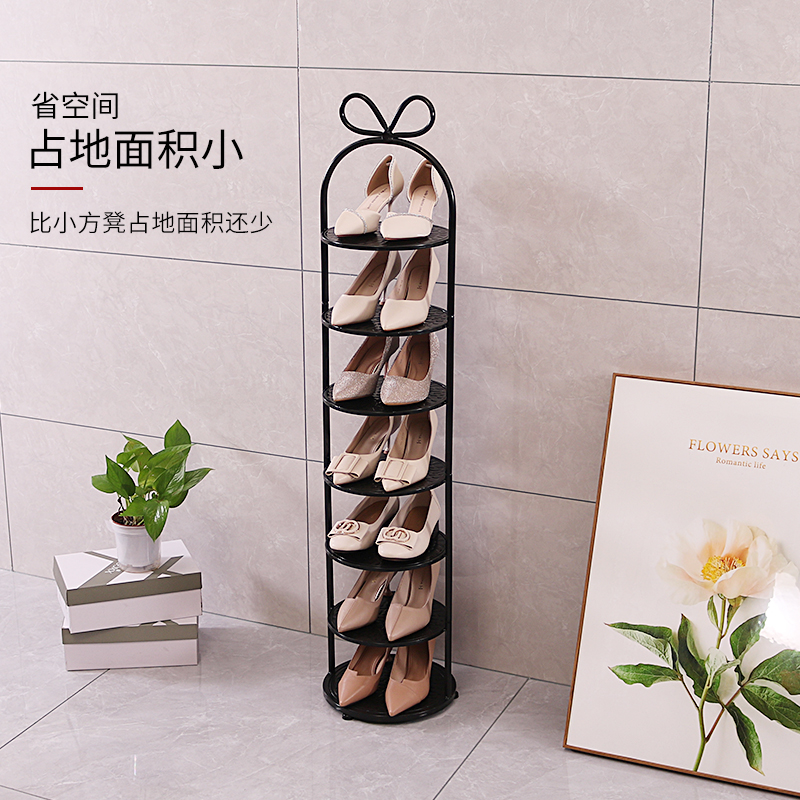 Shoe rack Easy doorway MULTILAYER DUST-PROOF HOME ROOM GOOD-LOOKING NET RED BEDROOM SMALL NARROW PROVINCE SPACE INTRODUCTORY SMALL SHOE RACK-TAOBAO