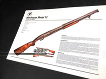 United States Winchester Winchester M1912 Shotgun Shotgun Wall Chart Poster Decorative Painting