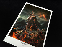 The Lord of the Rings The Lord of the Rings The Hobbit Sauron Sauron Orc Middle Earth Map Wall Chart Poster Decorative Painting