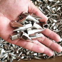 Butter gun flat head flat nose pointed hose hard tube butter mouth leather bowl scraper gun head grease nozzle grease gun accessories