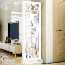 Modern Chinese simple furniture fashion screen partition living room bedroom dining room openwork seat screen entryway wind partition cabinet