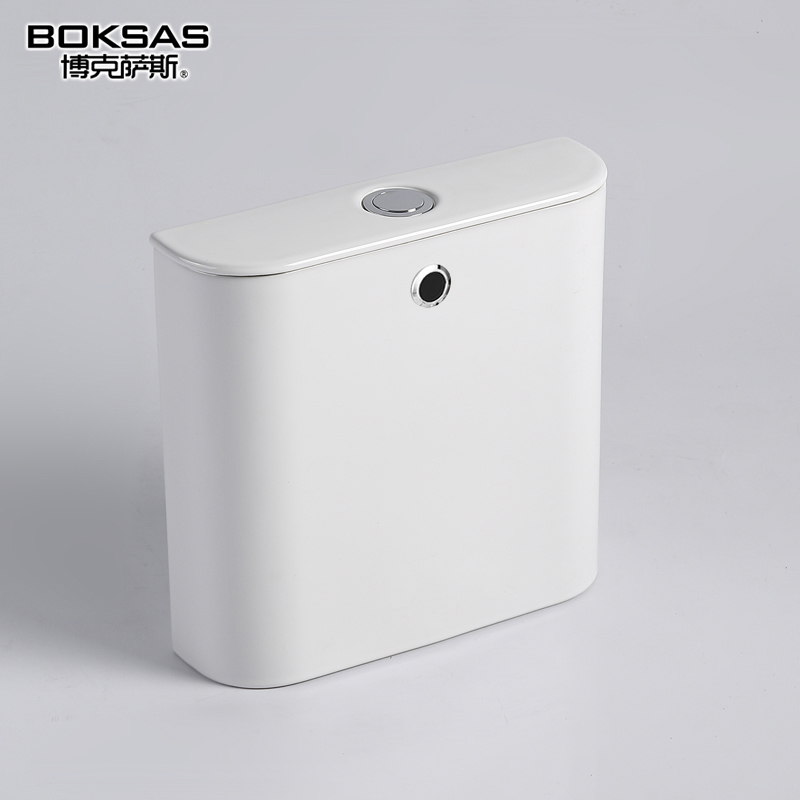 Boksace induction ceramic water tank squatting pan flushing tank ceramic large flush dry battery induction