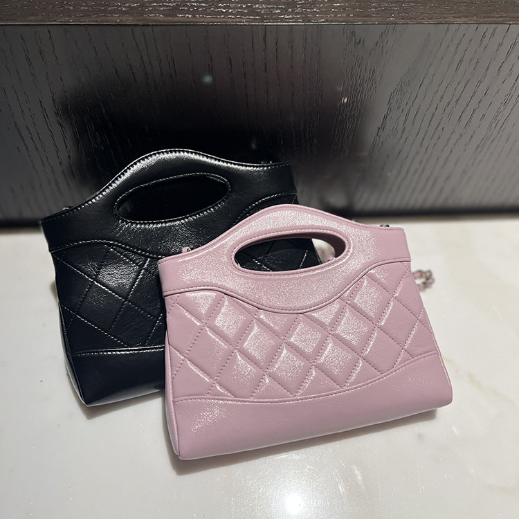 24C Horizontal Version Early Spring New Model 31Bag Nano Mini Small Leather Quilted Chain Crossbody Shoulder Bag for Women