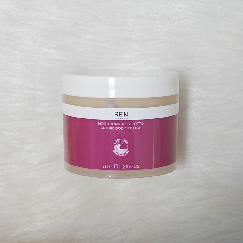 In Stock: British Ren芢 Moroccan Otto Rose Essential Oil Honey Exfoliating Body Scrub, 2024 Production