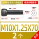 Тонкие зубы M10*1,25*70 (2)