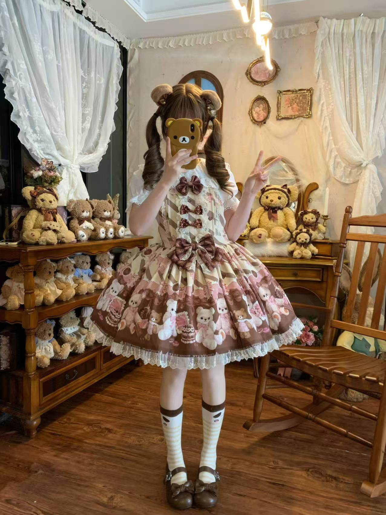 Clever Brownie · Touring Fairy Tale Dream Original Design Lolita Dress Cute JSK Strap Dress