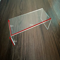 U -shape высокий 6 см прозрачный