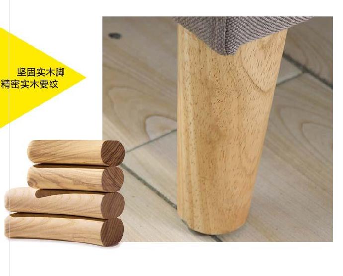 Cafe combination studio office business reception sofa cloth art sofa tea table 1.7 meters long European household