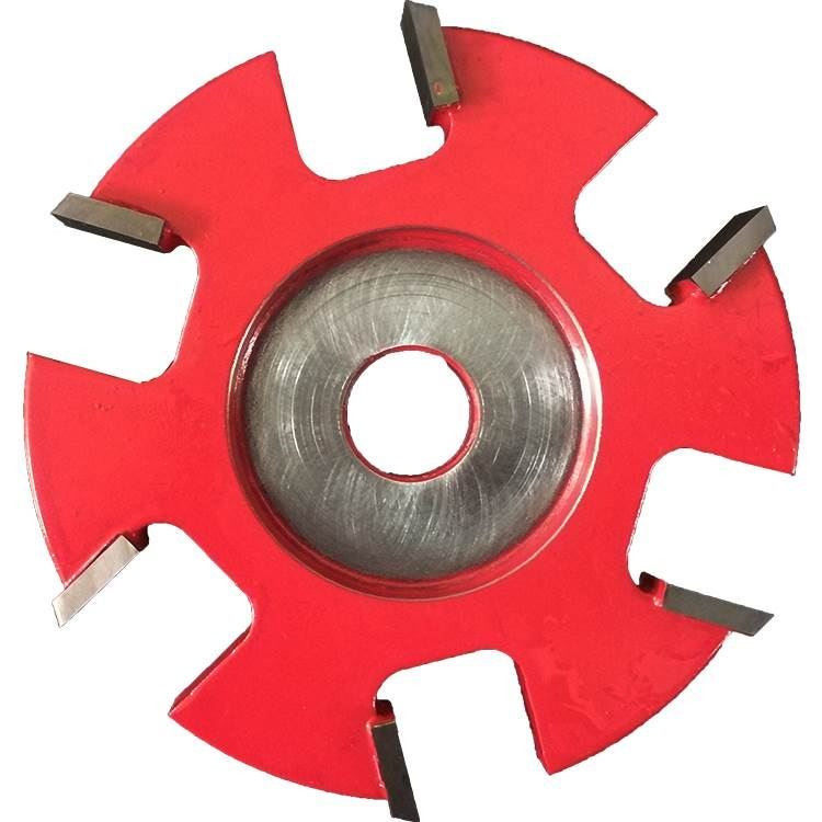 Angle grinder planing wood blade Angle grinder wood milling cutter root carving six-tooth tea plate embryo leveling grinding hexagon