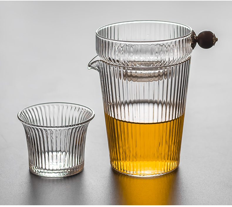 Send Yang creative high temperature resistant glass by hand) of large diameter filter good mesh tea tea strainer