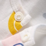 Детская хлопковая летняя одежда для девочек для новорожденных, боди