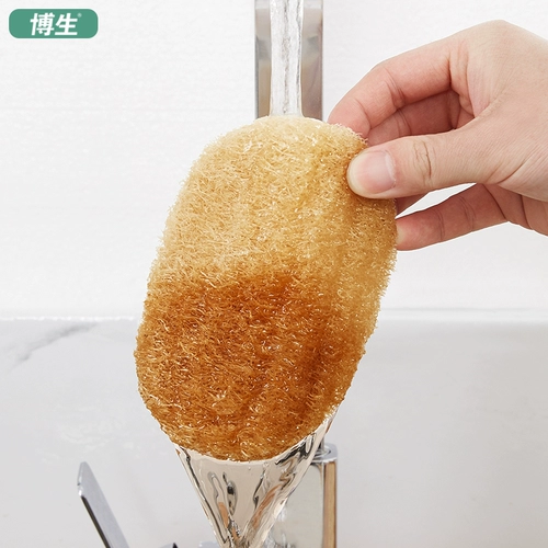 博生 Loofah, Dishwins, губчатая протекающая дом, неплотное масло, кухня чистая, удалите артефакт для загрязняющих кисточек, чтобы вымыть лафу