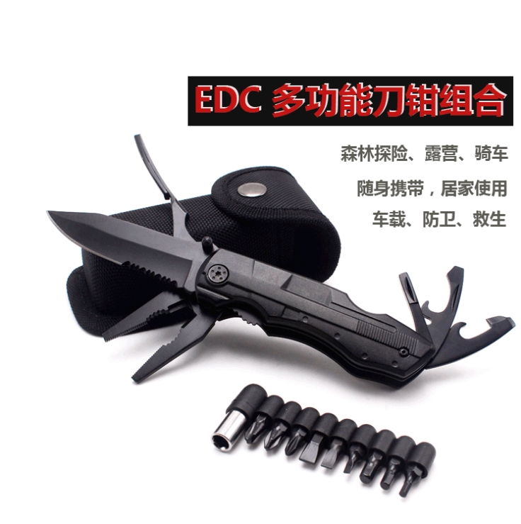 Outdoor multifunction knife pliers Home portable folding multipurpose pliers Versatile Pincers Gift Tool Pliers Camping Folding Knife