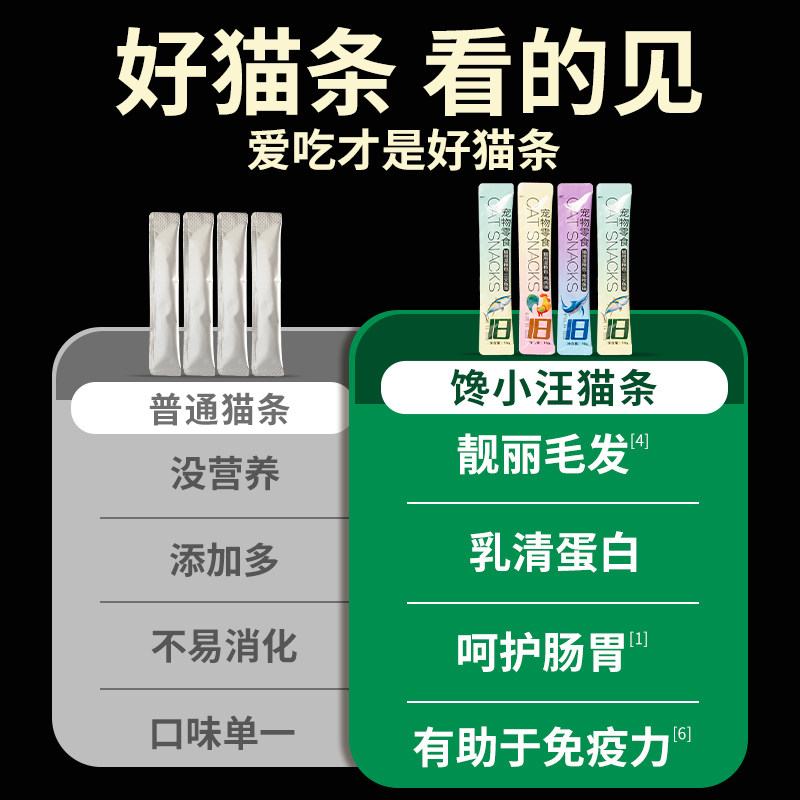 猫条零食100支整箱来袭！幼猫成猫都爱的猫毛条，防掉毛的秘密武器！-猫条-淘宝好物网