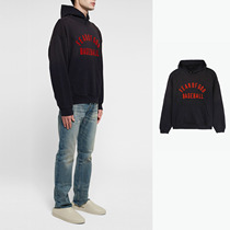 FEAR OF GOD black BASEBALL LETTER CAP SHIRT POSITIVE CODE FG50078FLC-010