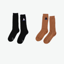 ADER error embroidered AD word logo in cylinder socks BKAFWSO02