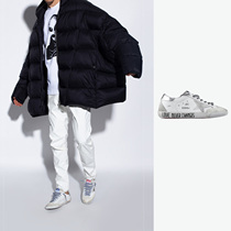 GOLDEN GOOSE GGDB silver tail side letter dirty shoe positive code GMF00175-10273