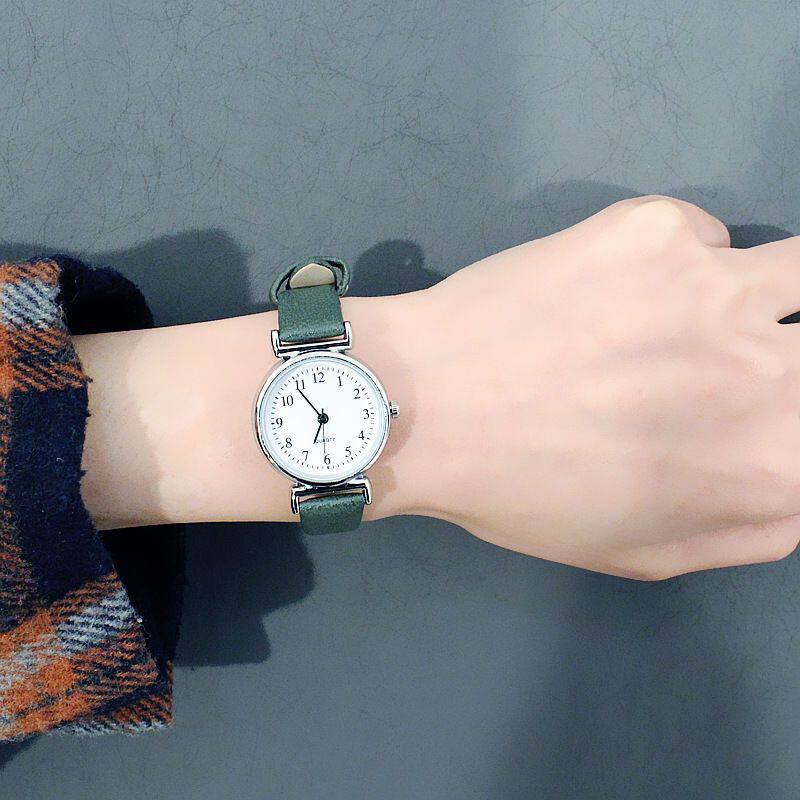 Playing Longines fairy tale watch ins super hot girl student Korean version simple trend ulzzang retro literature and art