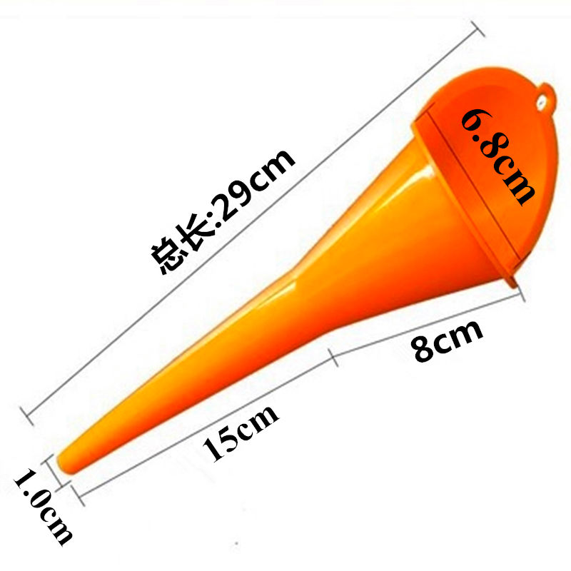 Free Hand Refuelling Funnel Plus Oil Petrol Motorcycle Fuel Oil Additive Special Plastic Lengthened Mouth Funnel-Taobao