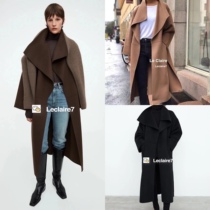 Lose clearance Toteme camel wool cashmere blend large lapel coat coat coat