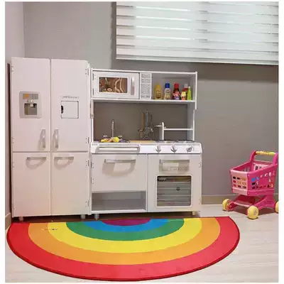 ins Feng shui fruit rainbow floor mats, mats, doormats, children's rooms, children's clothing stores, decorative floor mats, carpets, photography props