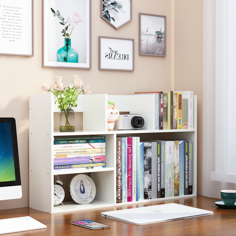 Summary Desktop Bookshelf Collation of children's desk Previous Office Students Small multilayer minimalist bookcase