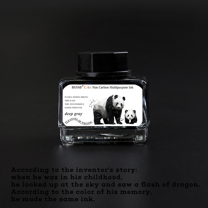 (Zhiyu department 12 colors)Elf color ink set Non-carbon gold powder glitter color ink Glass pen Transparent pen dip pen Student writing painting dyeing bookmark dyeing card