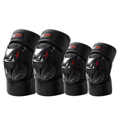 Locomotive Knee Pam Summer Windproof Breathable Cycling Electric Men and Women Anti-Fall Locomotive Protectors Thickened Leg Knight