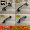 American Wrought iron barn door handle Pull door handle Simple sliding door Wooden door door handle Surface mounted black door handle